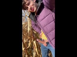 Risky! Horny Boy can't Wait Anymore & JERKING BIG DICK OUTDOOR / SEXY / PUBLIC / HANDSOME / COLLEGE