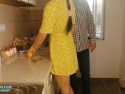 Preview 1 of Naughty student making sex in the kitchen