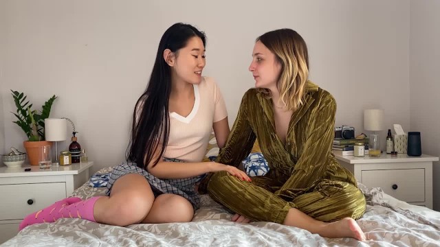 Two Girls Enjoy Each Other