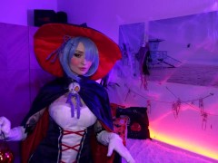 Video Rem is giving her tight and wet pussy for total use (close up)- Halloween edition CUT verision
