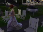 Preview 1 of Movie star fucked right at the wedding at the wedding arch | PC Game