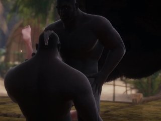 Three huge black jocks_gangbang for my wife wild_life