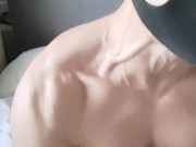 Preview 2 of My thick muscled veiny neck, very sensual and sexy, and a nice cumshot all over it, fuck it was good