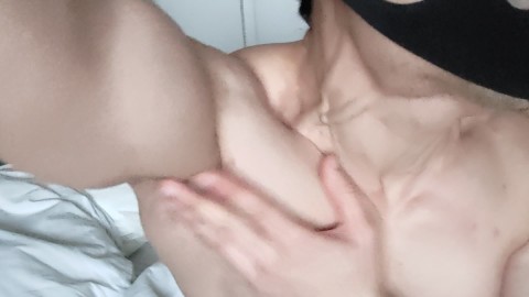 My thick muscled veiny neck, very sensual and sexy, and a nice cumshot all over it, fuck it was good