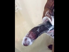 Soapy circles👀 (slomo bbc in the shower) 💦