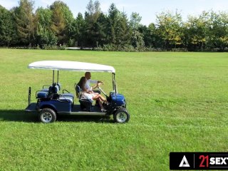21 SEXTURY - Kinuski Kakku Scores An Assfucking On The Golf Course screenshot number 0