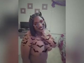 exclusive, big ass, solo female, halloween