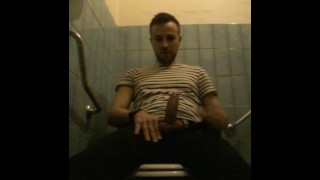 MasturbaBULL - I jerk off in the restaurant toilets