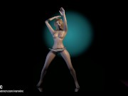 Preview 2 of [FHD/60FPS]MMD Nude Dance