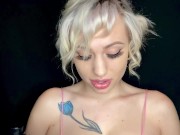 Preview 1 of SEXY Lotion Boob Massage - Look me in my eyes while you cum