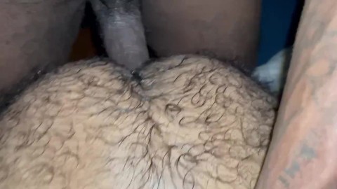 Fucking a bb hairy ass