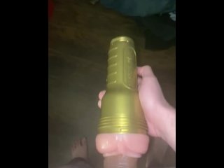 Big Uncut Dick Using Fleshlight