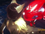 Preview 1 of Zelda Furry Hentai - Nipha hard sex