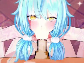 雪花ラミィ浴衣, vtuber, animation, ホロライブ