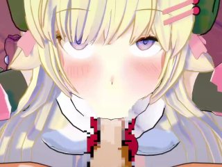 【ホロライブ 角巻わため】角巻わためがフェラチオで搾り取ってくれるだけ