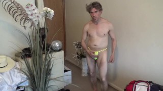 Hot Male Goes Underwear XXX Shopping and We Watch Him Strip!