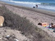 Preview 5 of Nudist Beach FUN and SEXY PEE in Public