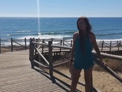 Video Nudist Beach FUN and SEXY PEE in Public
