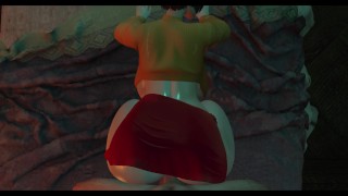 3D Cosplay POV Slutty Velma Fucking Her Huge ASS