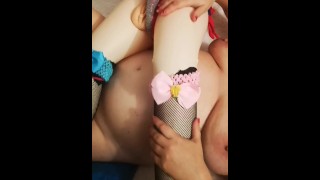 Esposa y muñeca juegan juegos🤑🍒✨️ porno