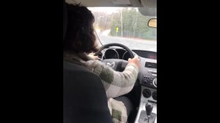 UBER FEMALE DRIVER FLASHING LOL