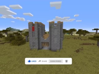 Minecraftで小さな城を簡単に建てる方法