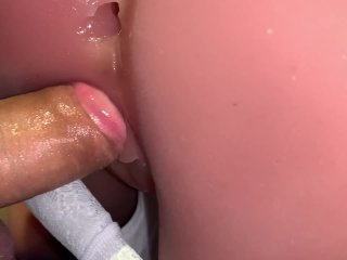 Love Doll Powdering ends in Doggy Pounding_Edging and spunk