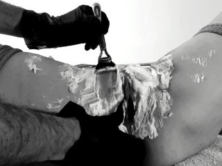 Kinktober Day 15 - SHAVING KINK: Tied her Up, Shaved her Pussy and made her Squirt: Bdsmlovers91