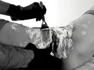 キンクトーバー15日目 - シェービングキンク:彼女を縛り、剃り、彼女のホヤを作った:bdsmlovers91