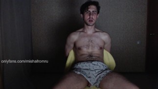 Horny GUY on chair teasing you | MiSHAfromRU
