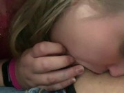 Preview 6 of Blonde BBW Wife Blowjob and Swallow!! (FULL)