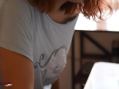 Cute Teen Masturbates Watching Porno