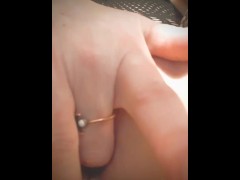 Crotchless Fishnets - Screenshot 9 of 16 - Redhead