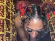 Preview 6 of Slim Thick Lightskin CUMS all over BBC! - Made4eachother