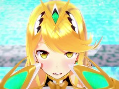 【ゼノブレイド2 ヒカリ】ヒカリがフェラチオで搾り取ってくれるだけ