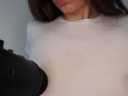 Preview 3 of ASMR NIPPLE PLAY ON MIC 🎧 BRAIN ORGASM 🎧 WEAR HEADPHONES