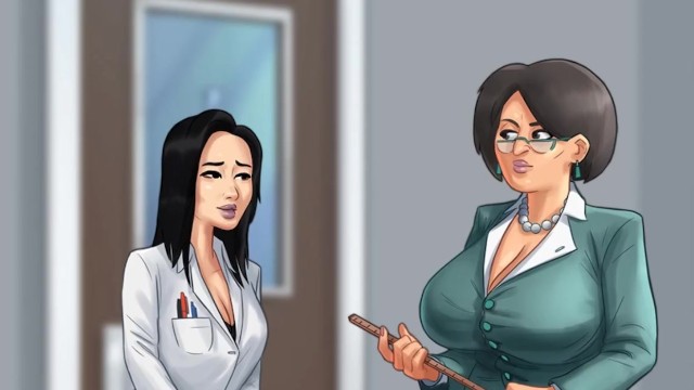 Summertime Saga - Cookie Jar - Только Все Сцены Секса - Мисс Акита #2 Часть 103