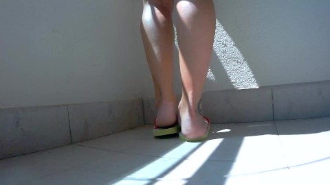 My sexy feet with flip flops 4U !!