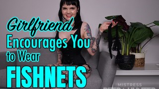GF Encourages You To Wear Fishnets