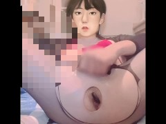 変態日本人　将异物放入屁股的孔中 - Screenshot 10 of 16 - Masturbation