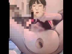 変態日本人　将异物放入屁股的孔中 - Screenshot 9 of 16 - Big Dick