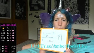 Cam Model Topless Hangman Halloween Horror Fairy Unicorn Tattoo Punk Rock Metalhead Rocker Girl