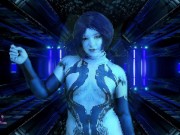 Preview 2 of Halo Cortana Teasing, Sucking, Fucking, and Facial Clip Compilation
