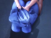 Preview 5 of Liara T’Soni ass fuck - Mass Effect (noname55)