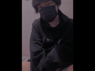 Cute Doomer Femboy shows off while listening to Viking Metal