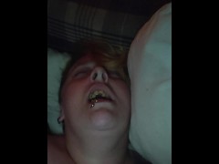 Vibin orgasm in video and sound in slow motion for period fetishs