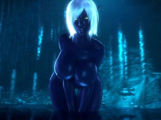 Dark Elf Queen Nualia - Peitos Enormes (noname55)