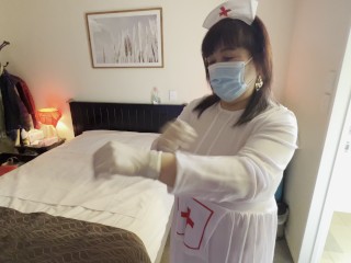 Enfermeira Madura e Gorda Fodida no Salão De Massagem Asiática