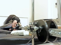 The DIRTIEST Masturbation of SHEMALE Veronica Taboo with Sex Machine | Smoking Vape | Huge Cumshot