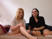 Preview 2 of Lesbian Couple Scissor to Orgasm